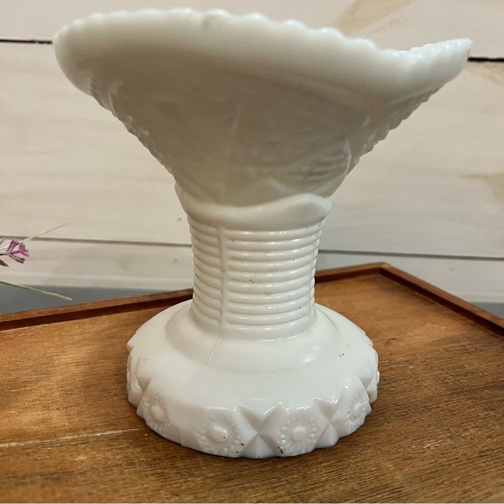Westmoreland White Milk Glass Vase
